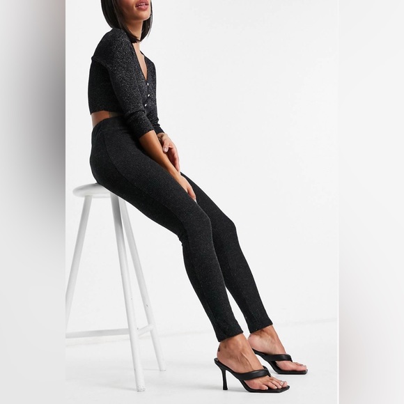 Knit Black Pants - Size S - Picture 3 of 3